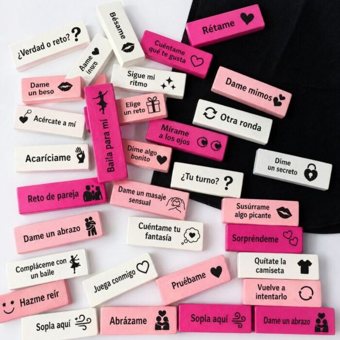 DIABLO PICANTE - BAG OF 16 LOVE BLOCKS - SPANISH VERSION DIABLO PICANTE - BAG OF 16 LOVE BLOCKS - SPANISH VERSION