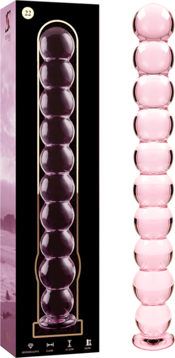 Glass Dildo Nebula Pink Glass Dildo Nebula Pink