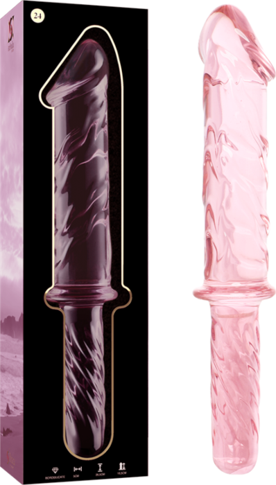 Pink Nebula Crystal Dildo