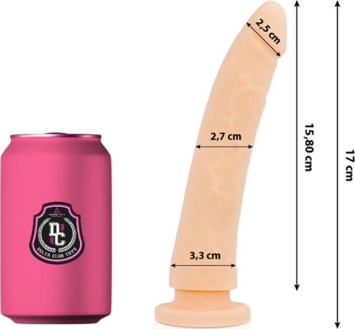 Realistic Dildo DeltaClub 17cm Medical Silicone