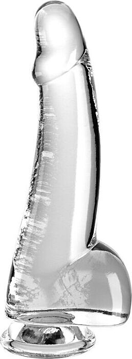 Dildo King Cock Clear 15.2cm Realistic Pleasure Dildo King Cock Clear 15.2cm Realistic Pleasure