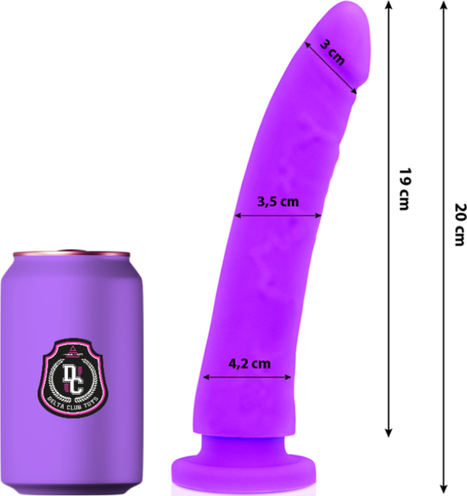 Purple Dildo Delta Silk