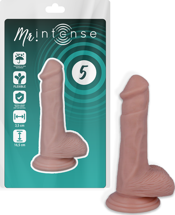 Realistic Dildo MR. INTENSE 16.5 cm with Suave Touch