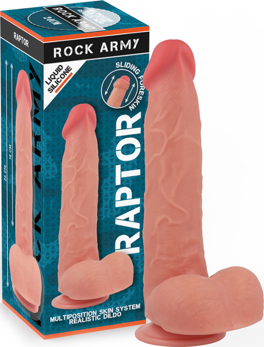 Dildo Rock Army Raptor Realistic Dual Density