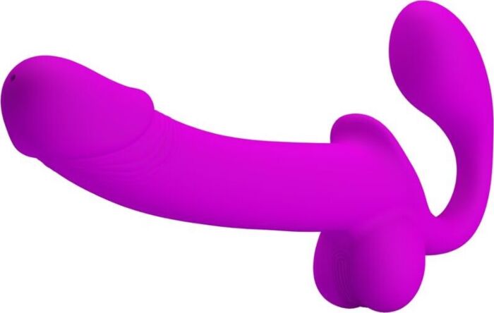 Double Strap-On Vibrator Pretty Love Kelpie - Purple