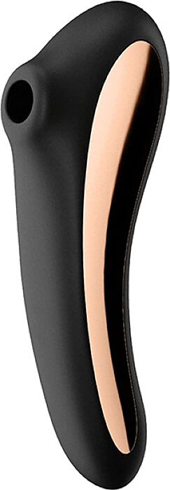 Dual Kiss Satisfyer Clitoris Stimulator - Black Dual Kiss Satisfyer Clitoris Stimulator - Black