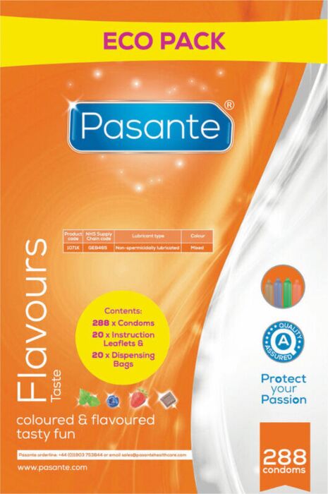 EcoFlavors: 288 Condoms Pack EcoFlavors: 288 Condoms Pack