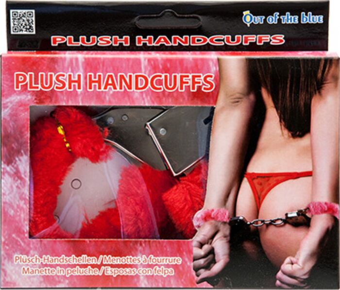 Plush Handcuffs by Out Of The Blue with Key