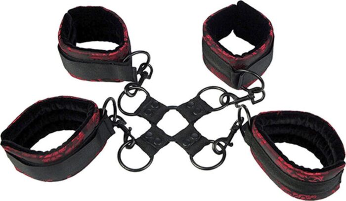 CALEXOTICS Scandal Hog Tie Bondage Cuffs