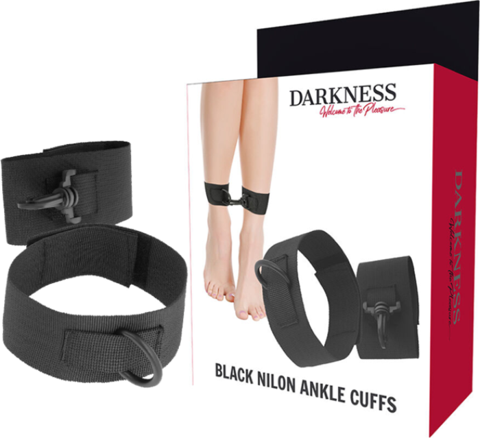 Dark Nylon Ankle Cuffs