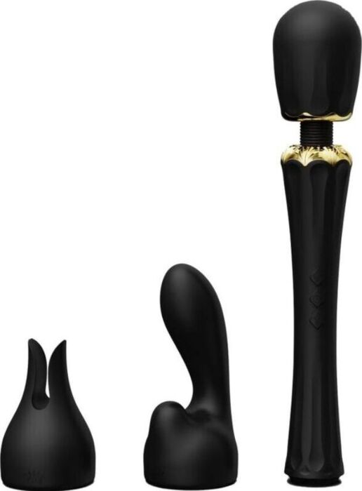 Vibrator ZALO Kyro Wand Black Powerful Pleasure Vibrator ZALO Kyro Wand Black Powerful Pleasure
