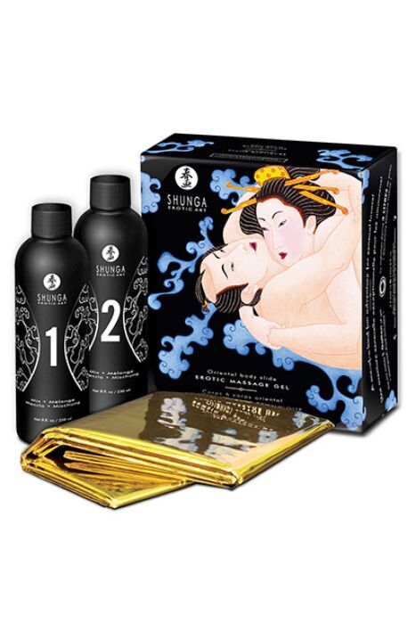 Body to Body Massage Gel SHUNGA with Exotic Fruits Aroma