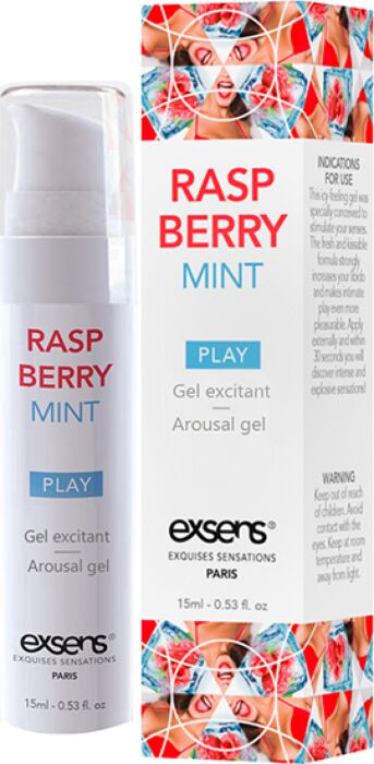 Exsens Cooling Stimulation Gel Raspberry Mint 15ml Exsens Cooling Stimulation Gel Raspberry Mint 15ml