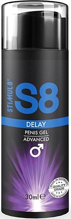 STIMUL8 S8 Delay Gel for Penis 30ml STIMUL8 S8 Delay Gel for Penis 30ml
