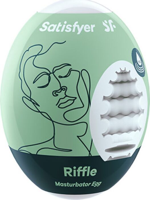 SATISFYER EGGCITED Riffle Masturbator Egg