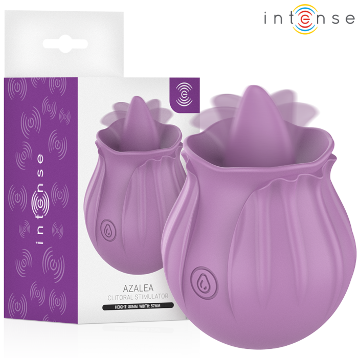 INTENSE - AZALEA FLOWER CLIT STIMULATING 10 VIBRATIONS PURPLE INTENSE - AZALEA FLOWER CLIT STIMULATING 10 VIBRATIONS PURPLE
