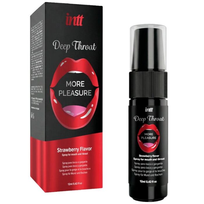 INTT - DEEP THROAT MORE PLEASURE ORAL SPRAY STRAWBERRY FLAVOR INTT - DEEP THROAT MORE PLEASURE ORAL SPRAY STRAWBERRY FLAVOR