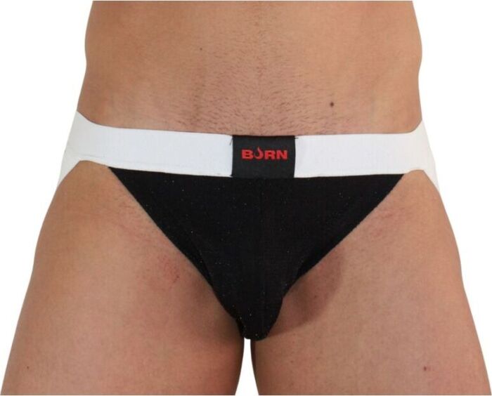Jockstrap BURN 004 Black & White - Bold Comfort Jockstrap BURN 004 Black & White - Bold Comfort
