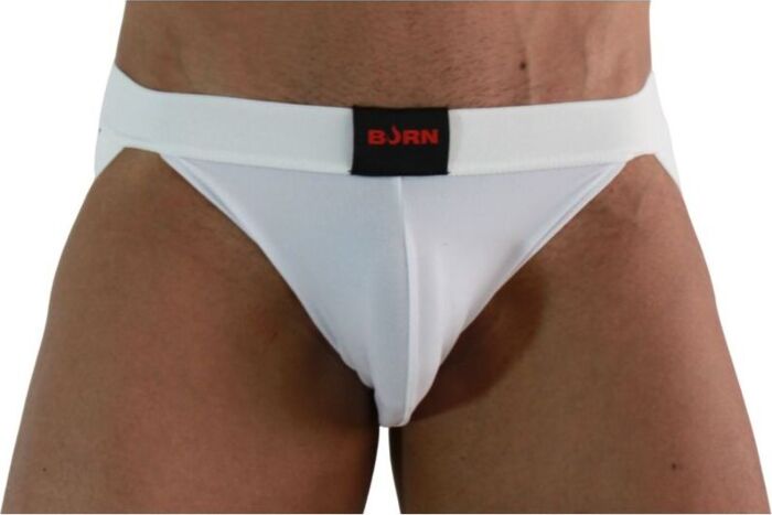Jockstrap BURN 007 White - Sensual Comfort Jockstrap BURN 007 White - Sensual Comfort