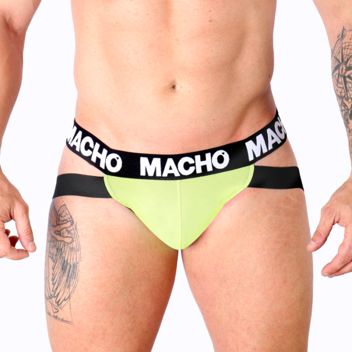 Jockstrap MACHO MX28FA Yellow L | Exceptional Comfort