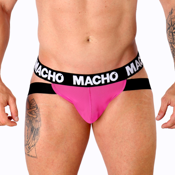 Jockstrap MACHO MX28FR Neon Pink Stylish Support