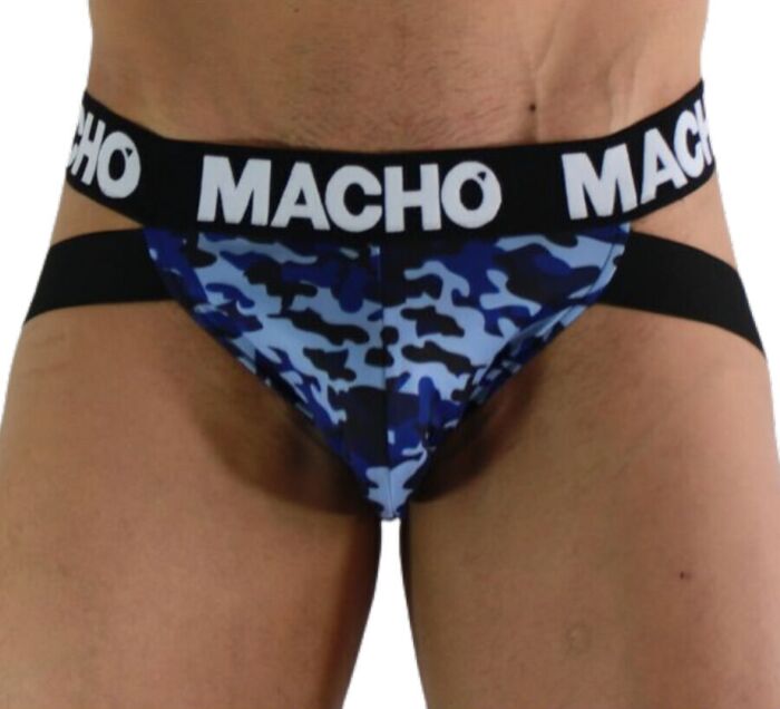 Jockstrap MACHO MX28MA Military Blue XL | Stylish Comfort Jockstrap MACHO MX28MA Military Blue XL | Stylish Comfort