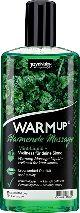 Joydivision - Massage Gel Heat Effect Mint 150 ml