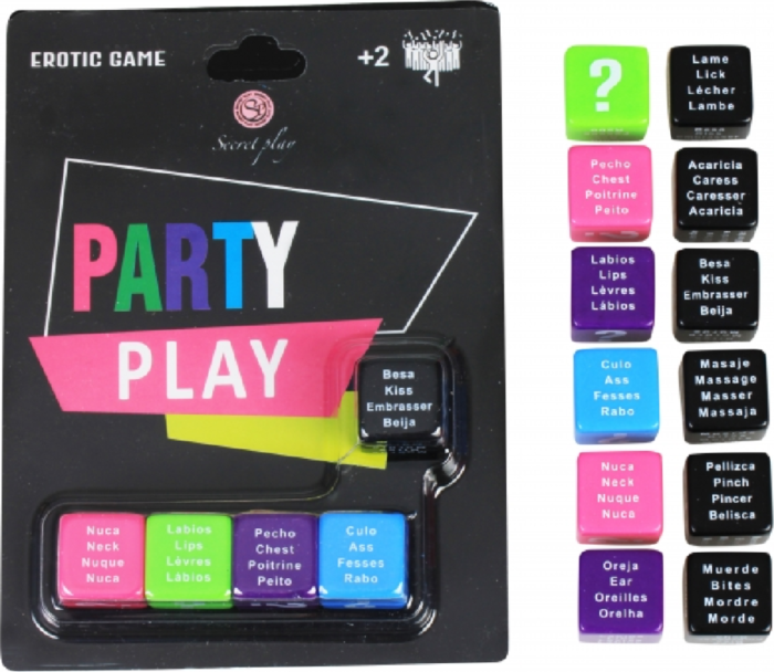 Party Game Dice SECRETPLAY for Daring Fun with Friends Party Game Dice SECRETPLAY for Daring Fun with Friends
