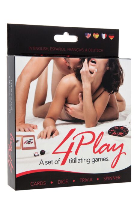 4PLAY SET of Games by KHEPER GAMES for Couples