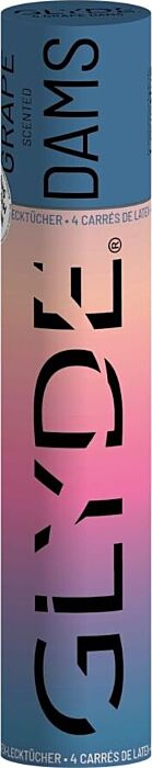 SHEER GLYDE Oral Sex Dams — Latex, Grape Scent SHEER GLYDE Oral Sex Dams — Latex, Grape Scent