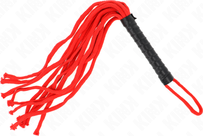 KINK Whip Red 56cm - Sensational BDSM Delight KINK Whip Red 56cm - Sensational BDSM Delight
