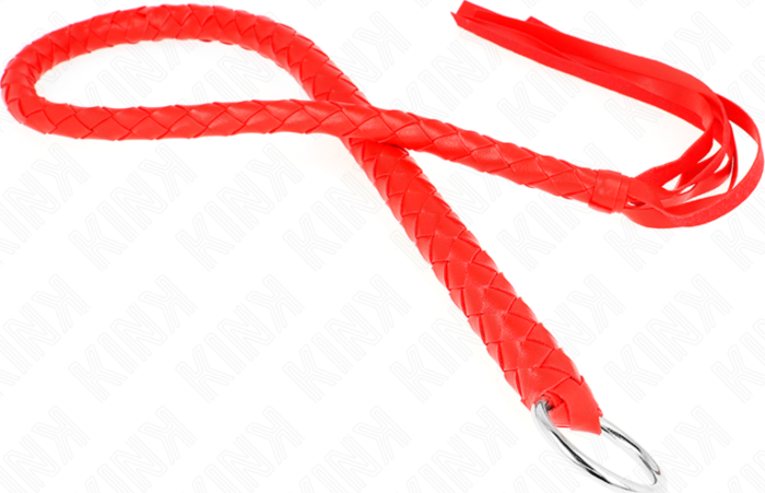 BDSM Whip KINK Red 65cm Sensual Pleasure BDSM Whip KINK Red 65cm Sensual Pleasure