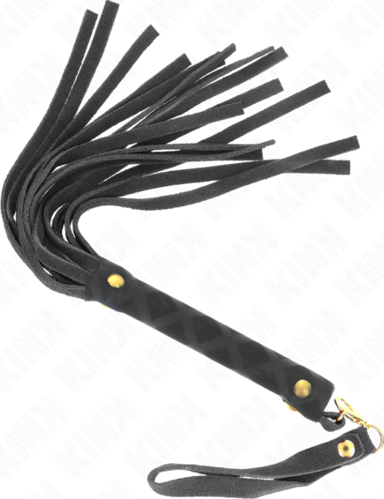 Mini Whip KINK Black Suede 30cm - Sensual Pleasure