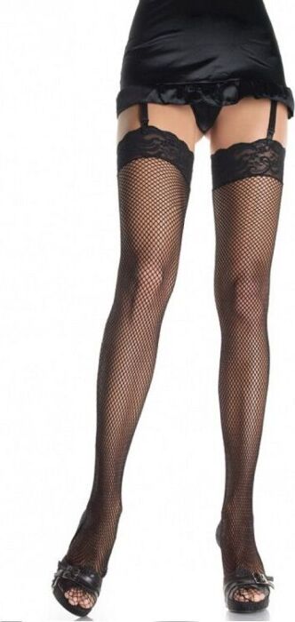 Mini Red Lace Stockings