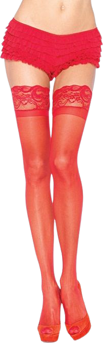 Red Seduction Stockings