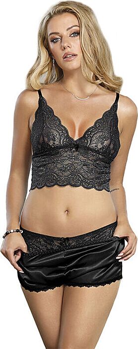 Lingerie Set Sublime 953928 Black L/XL Elegance