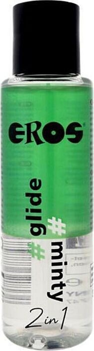 Lubricant EROS Glide Minty 100ml | Refreshing Sensation