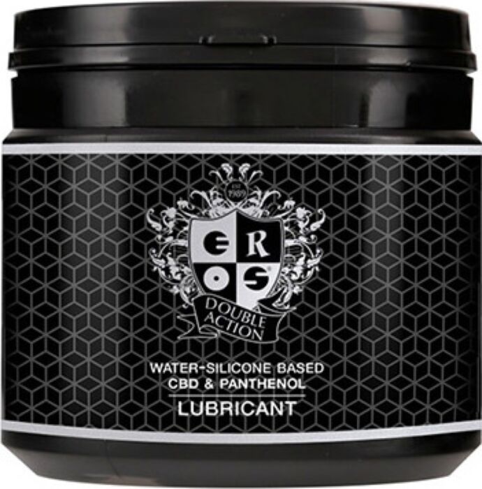 Eros Double Action Hybrid CBD & Panthenol Lubricant 500ml Eros Double Action Hybrid CBD & Panthenol Lubricant 500ml