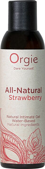 Orgie All-Natural Strawberry Water-Based Lubricant