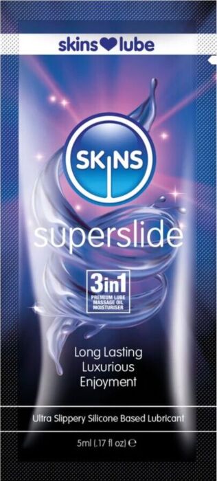 Lubricant Skins Superslide Silicona 5ml - Waterproof Lubricant Skins Superslide Silicona 5ml - Waterproof