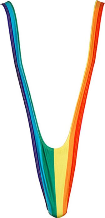 Men's Rainbow Mankini by Out Of The Blue
