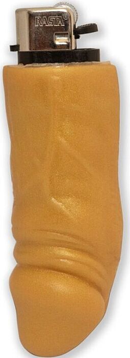 Funny Lighter Diablo Picante Golden Penis Shape