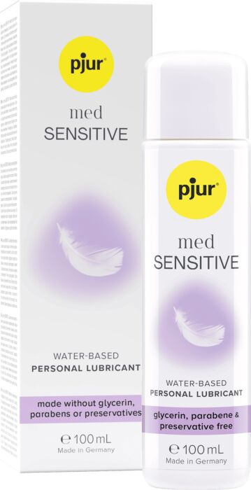 Pjur med sensitive glide water based intimate personal lubricant Pjur med sensitive glide water based intimate personal lubricant