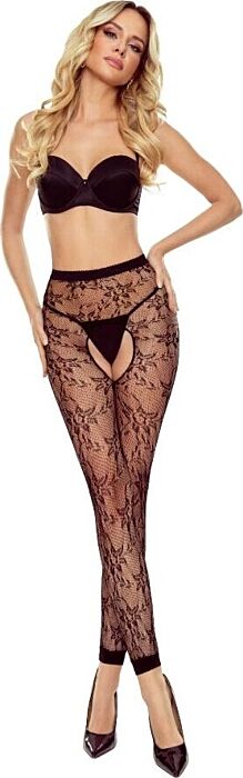 Crotchless Tights Passion Tiopen 035 Black