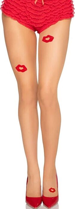 Leg Avenue Stockings 1415 Kiss Design - Unique Style