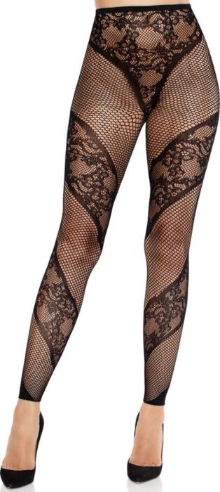 Leg Avenue Stockings Black Lace Sensation