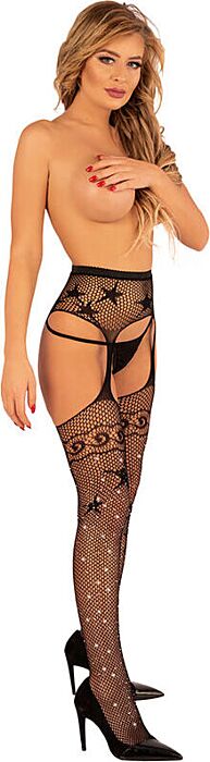 LivCo Corsetti Grarddis Lace Stockings One Size