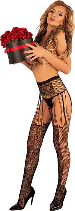 Stockings Livco Corsetti XG044 Black Elegance