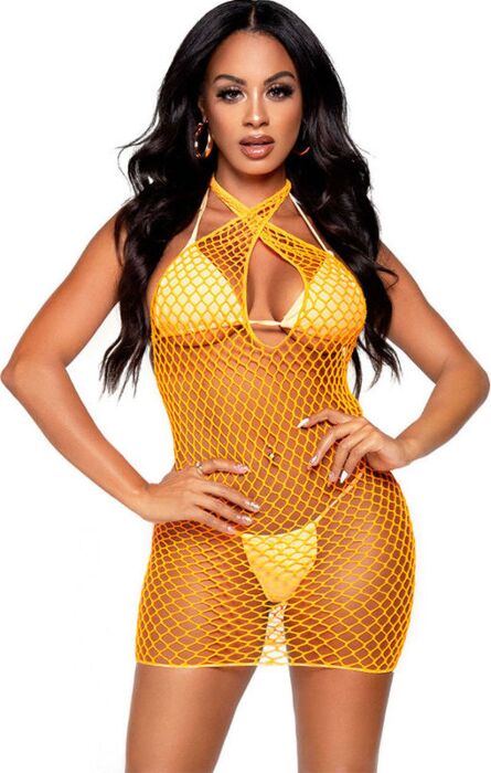 Minidress Leg Avenue Orange Unique Style