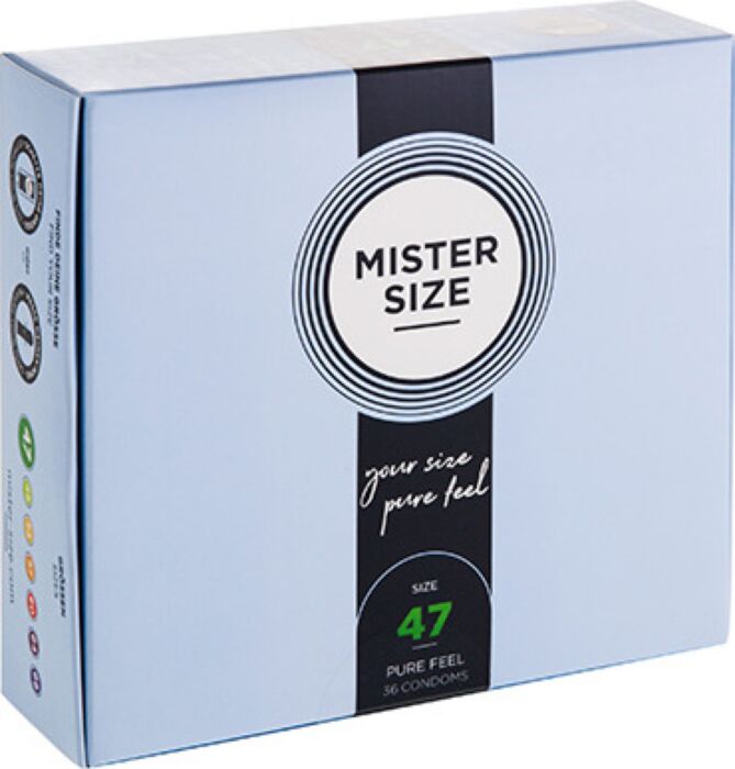 Mister size 47 (36 pack) - extra fino Mister size 47 (36 pack) - extra fino